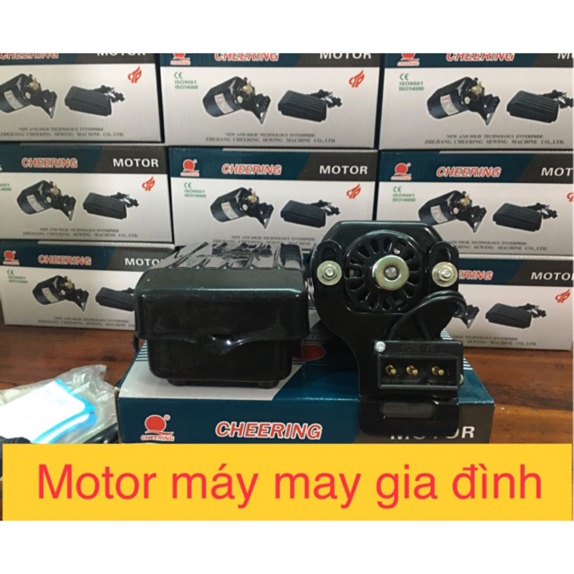 mô tơ máy may, máy may gia đình ,180w (motor+bàn ga+dây curoa)