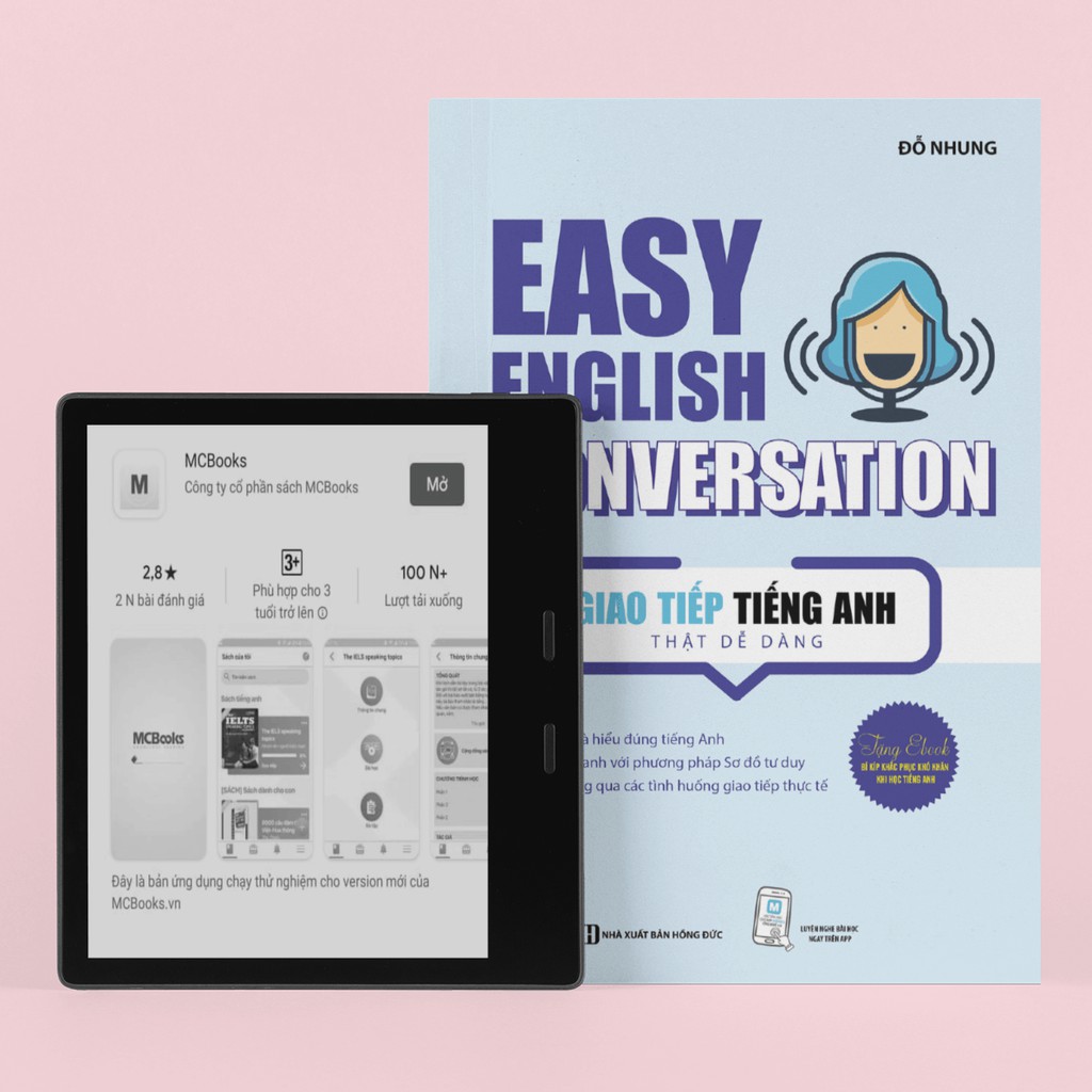 Sách - Easy English Conversation: Giao Tiếp Tiếng Anh Thật Dễ Dàng (Sách Tái Bản 2020 - Học Cùng App MCBOOKS)