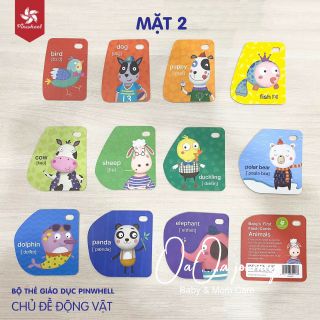Bộ thẻ giáo dục Pinwheel cho bé