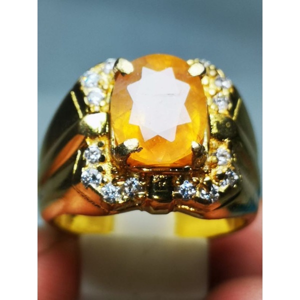 Nhẫn YELLOW SAPPHIRE SRILANKA HIGH QUALITY
