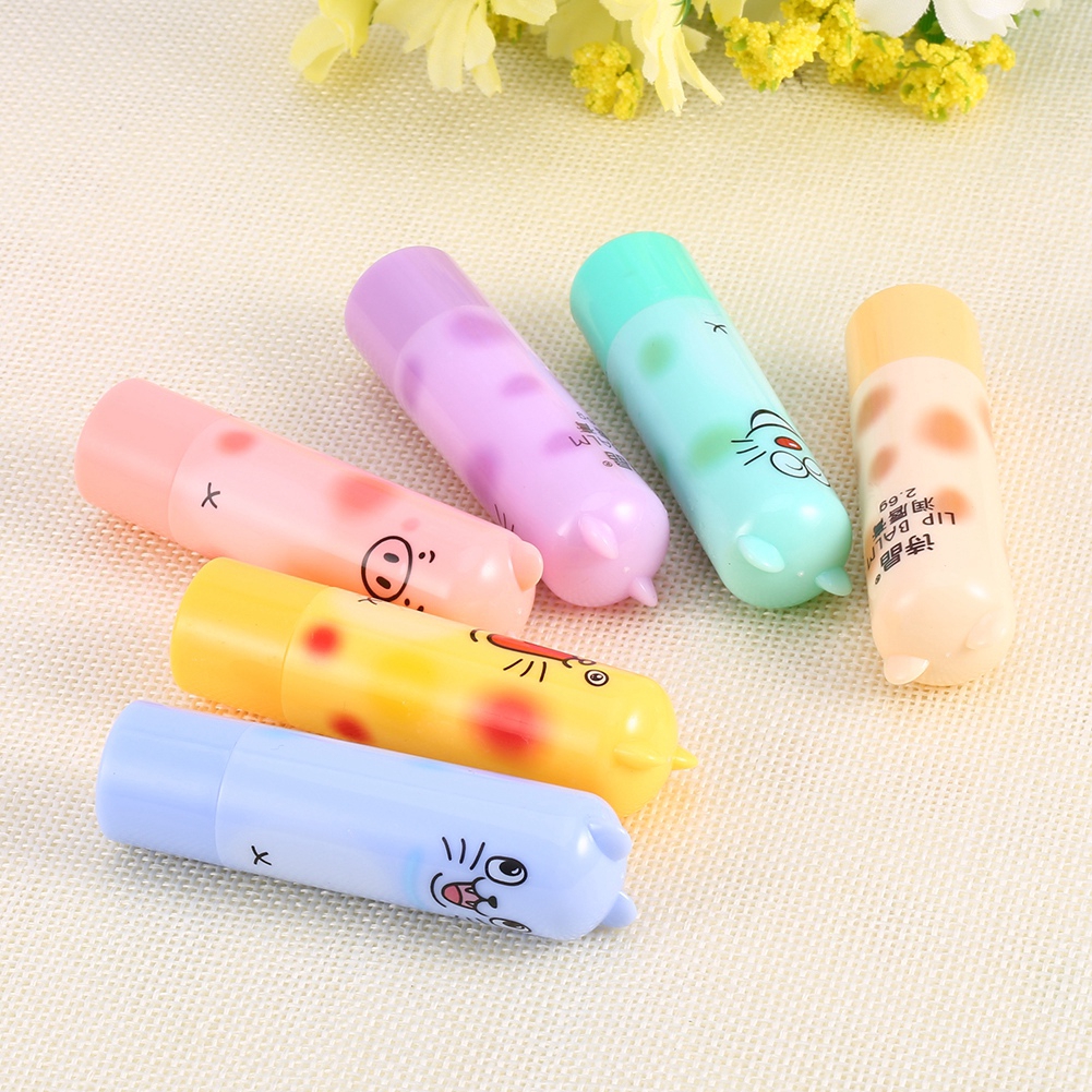 Son Dưỡng Ẩm Cho Môi Không Màu Vỏ Họa Tiết Hoạt Hình Dễ Thương Dành Cho Nam Và Nữ | BigBuy360 - bigbuy360.vn