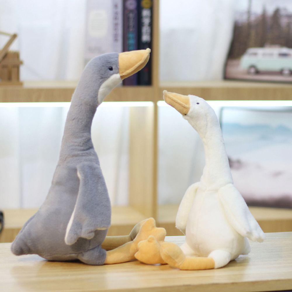 Thú Nhồi Bông Hình Con Ngỗng Mềm Mại Sáng Tạo Trang Trí Nhà Cửa