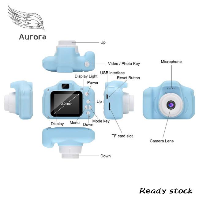 Máy ảnh kỹ thuật số thông minh 2.0 inch mini cho bé
 | BigBuy360 - bigbuy360.vn