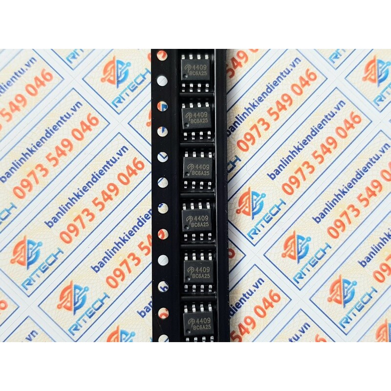 [Combo 5 chiếc] AO4409 4409 SOP8 P MOSFET 15A 30V 7.5mΩ
