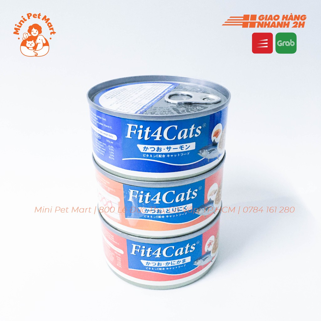 Pate lon hỗn hợp cho mèo FIT4CAT 160g