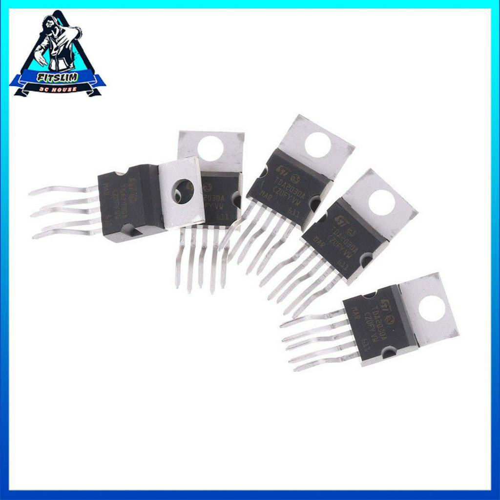 POWER Bộ 5 Ic Chất Lượng Cao Tda2030A Tda2030 To-220 18w Hi-Fi 35w