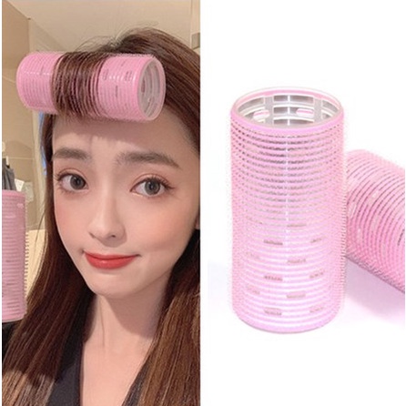Lô Cuốn Tóc Hàn Quốc Lõi Nhôm cm Siêu To Dài Tự Dính Uốn Mái Dài Cỡ Lớn