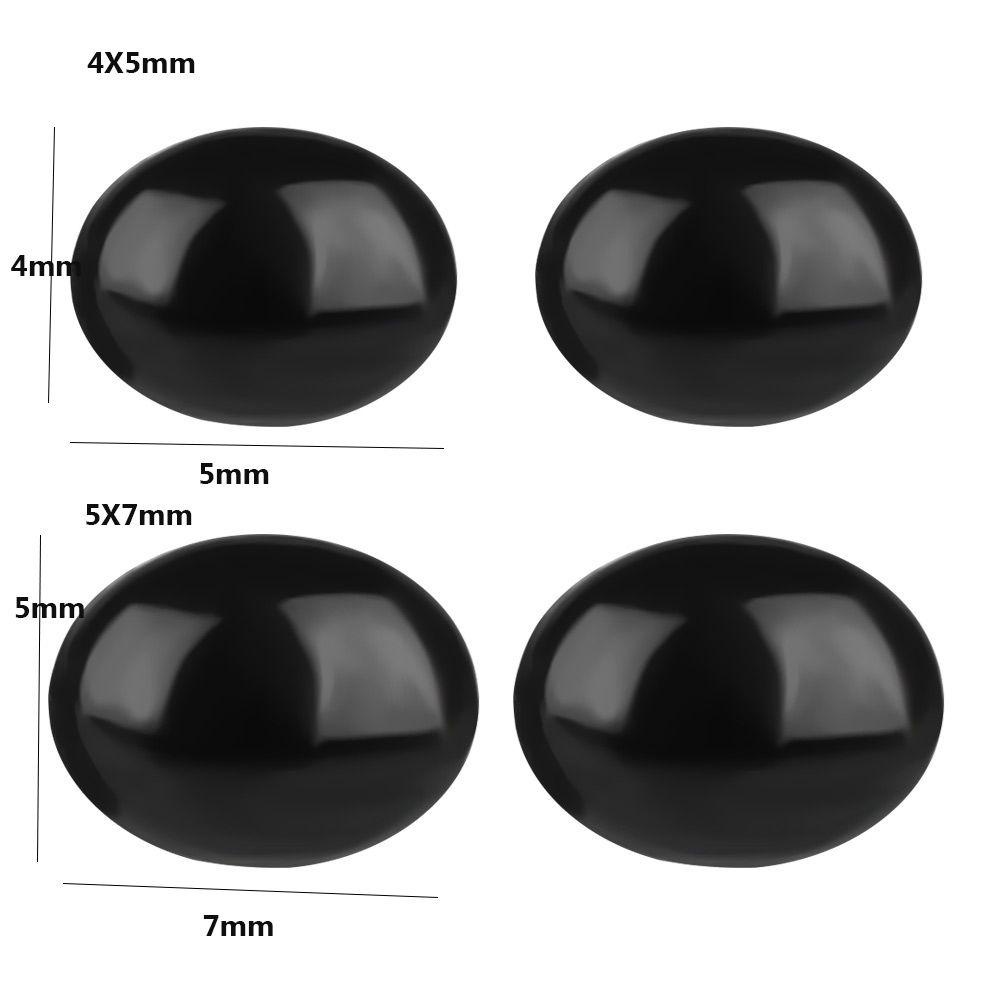 Túi 100 Mũi Nhựa Hình Oval 4X5MM / 5X7MM Cho Thú Cưng