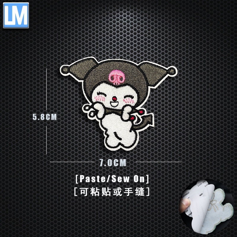 Miếng Dán Trang Trí Quần Áo Hình Sanrio Độc Đáo