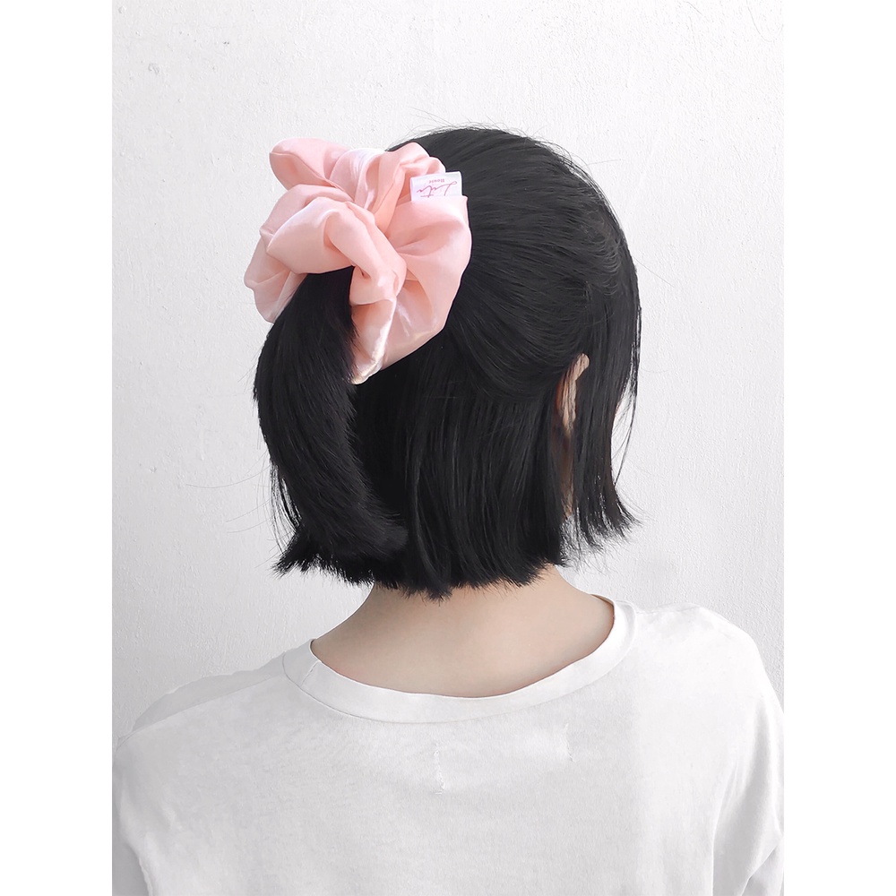LAN - Dây chun buộc tóc voan phồng Scrunchies Handmade