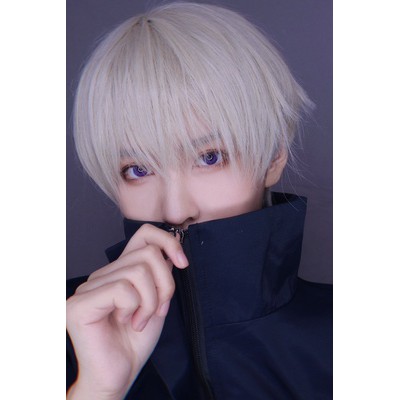 Wig/tóc giả nam cosplay Toge Inumaki Jujutsu Kaisen -  chú thuật hồi chiến