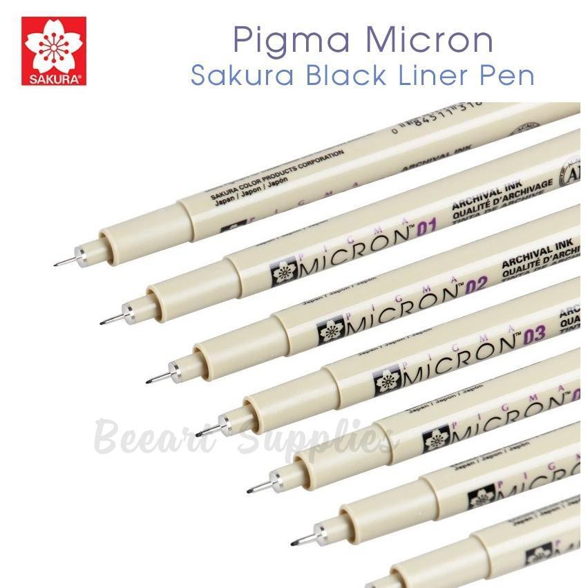 Bút vẽ kỹ thuật PIGMA MICRON/PIGMA BRUSH (Mực đen)