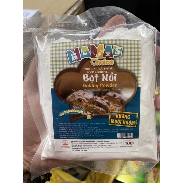 Bột nổi (nở) làm bánh Mama choice túi 100g