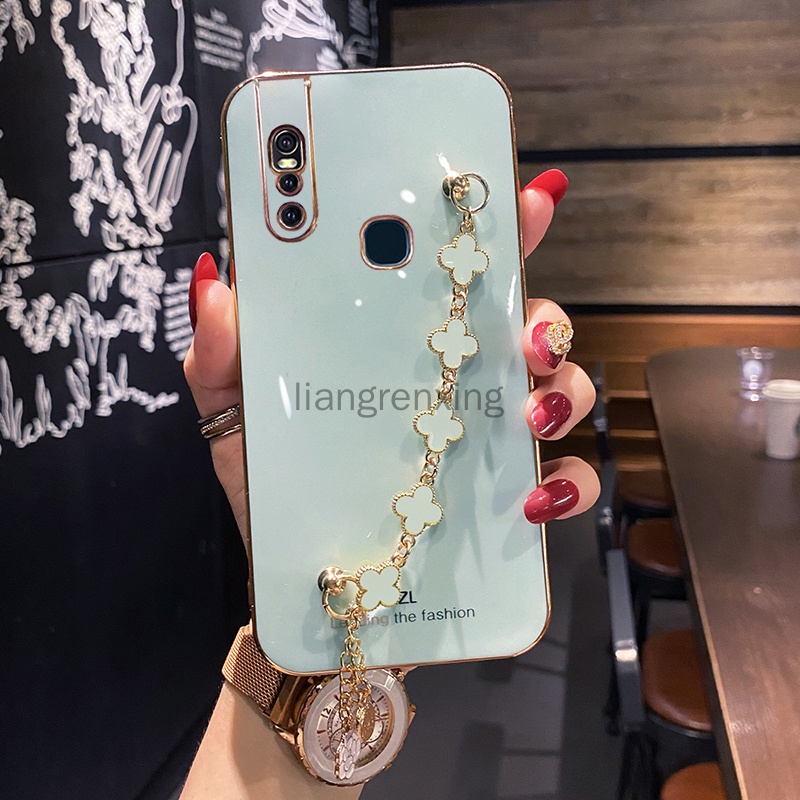 ốp lưng vivo v15 pro v15 Ốp Điện Thoại Silicon Mềm Chống Sốc Kèm Dây Đeo Cho vivo v15 pro v15