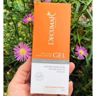[Nhà thuốc 9523]- Gel ngừa mụn Decumar Advanced -tuýp 20 g