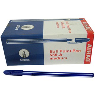 Bút bi AIHAO AH555-A (Xanh, Đen) (50c/hộp)