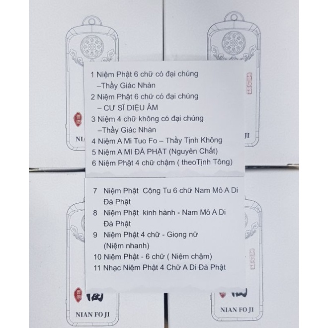 Máy Niệm Phật Tí Hon - Máy Niệm Phật Mini có khe cắm thẻ nhớ