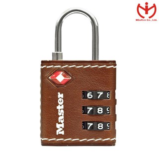 [Hỏa tốc HCM] Khóa số vali Master Lock 4692 DBRN rộng 32mm có TSA màu da bò khóa hành lý - MSOFT