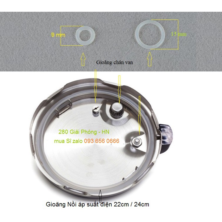 Van nồi áp suất điện đa năng lắp lẫn các loại nồi shd1669, 1659, 1668, 1658,1757, 1767, KL 738