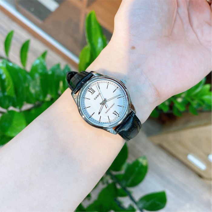 Đồng hồ nữ dây da chính hãng Casio Anh Khuê LTP-V005