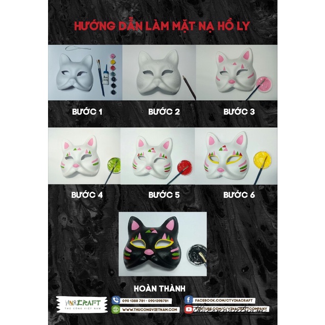 Kit mặt nạ hóa trang - Hồ ly