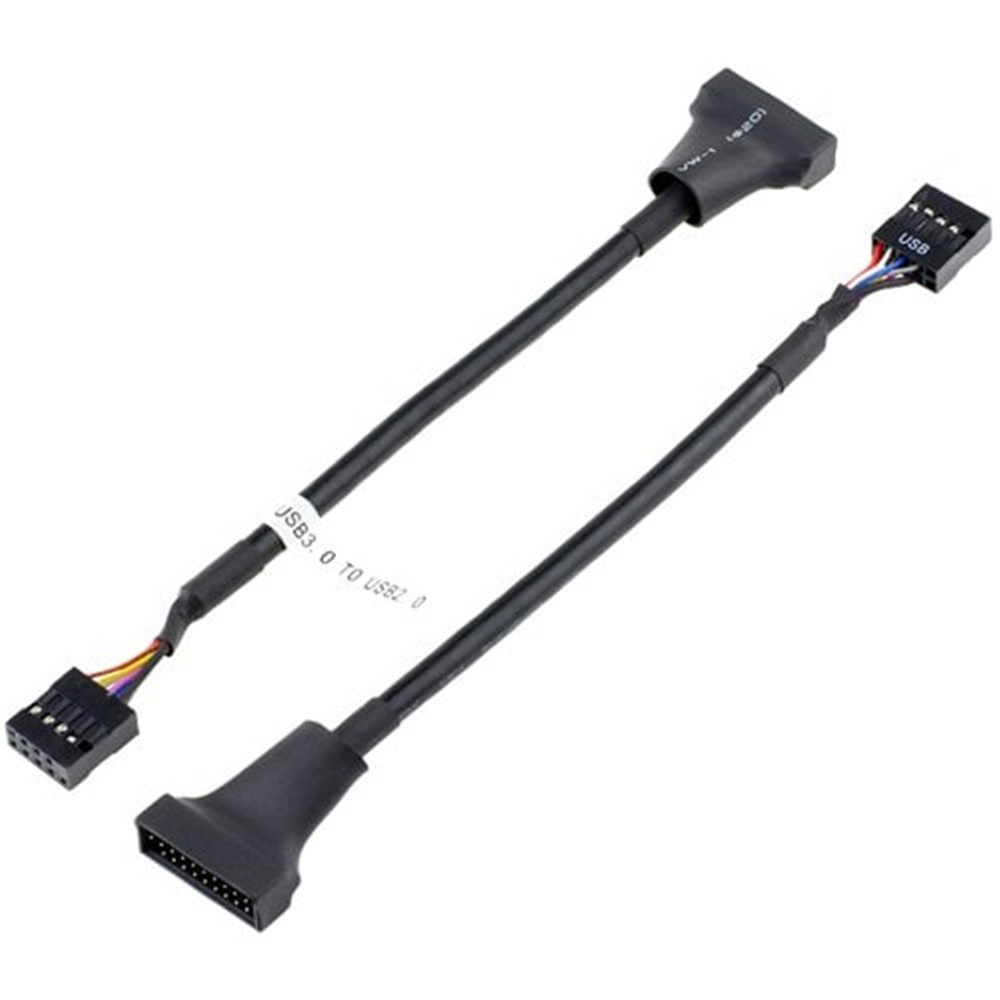 Cáp chuyển đổi USB 2.0 9 pin housing sang USB 3.0 20 pin cho bo mạch chủ | BigBuy360 - bigbuy360.vn