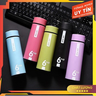 [Giảm 50%]Sét 5 Bình Giữ Nhiệt Lõi Thủy Tinh Siêu Đẹp 450ml