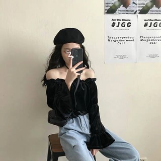 [ ORDER ] Áo trễ vai tay dài