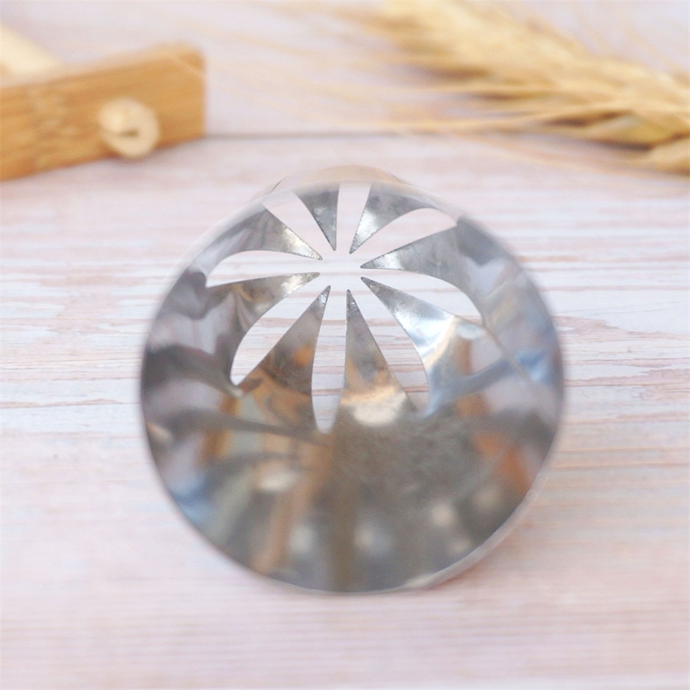 #Đuôi Bắt Bông Kem Trang Trí Bánh 8 Răng Bằng Thép Không Gỉ 902