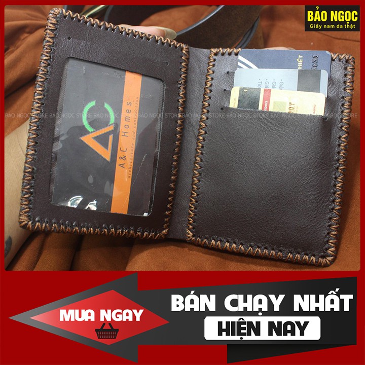 VÍ DA NAM DÁNG ĐỨNG CAO CẤP - VÍ NAM DA BÒ THẬT DẬP VÂN CÁ SẤU THỜI TRANG - MÃ V33