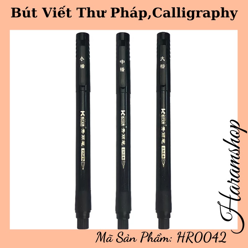 Bút viết thư pháp đầu BRUSH luyện calligraphy