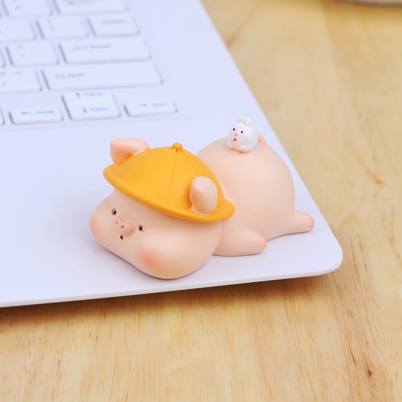 Heo Con trang trí ô tô, bàn làm việc, bánh kem dễ thương/Tượng heo đáng yêu 💕FREESHIP 50k💕- Linh tinh 10k