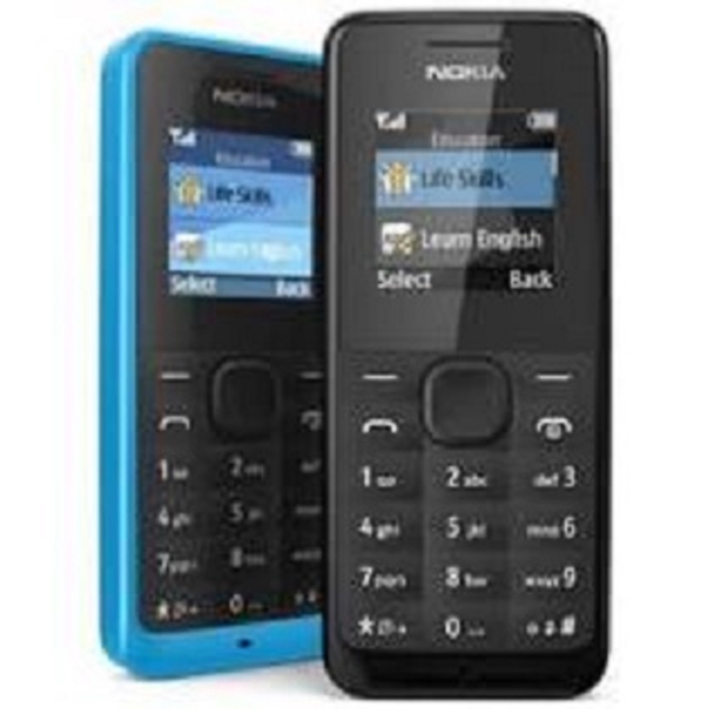 Điện thoại Nokia 105 1 sim main zin, màn hình zin BH 12 tháng với máy,pin + sạc