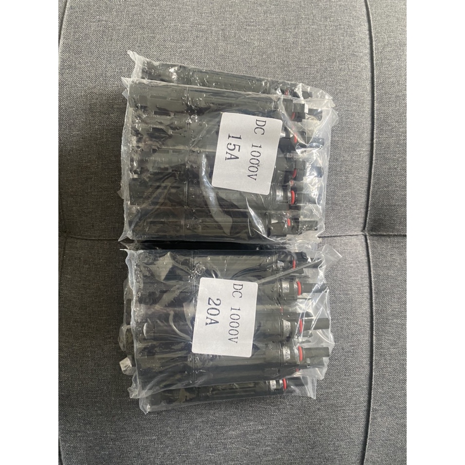 Đầu nối MC4 có cầu chì 15A 20A