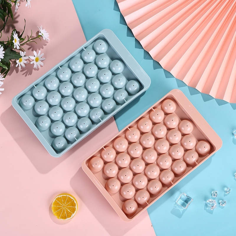 Khay đá viên tròn 33 ô cao cấp chính hãng 6978