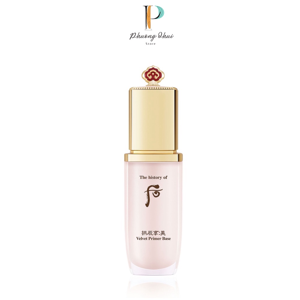 Kem Lót Kiềm Dầu Trang Điểm Whoo Mi Velvet Primer Base Che Phủ Lỗ Chân Lông, Bền Màu Cả Ngày 40ml