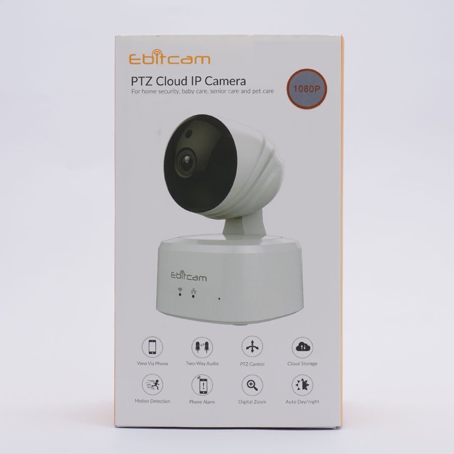 Camera EbitCam E2 2MP IP wifi thu âm 360 độ, Hồng ngoại 10m