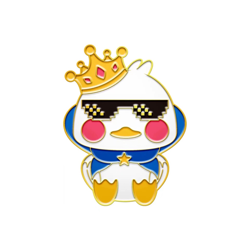 Huy Hiệu Cài Áo Hình Chú Vịt Vàng Dễ Thương