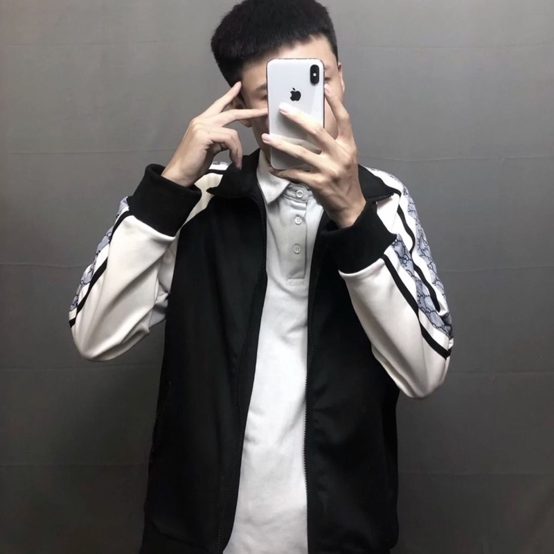 [XẢ KHO HÀNG LỖI] Áo Khoác Gió Bomber Jacket Dù Nam Nữ Sọc Tay Phản Quang Siêu Chất