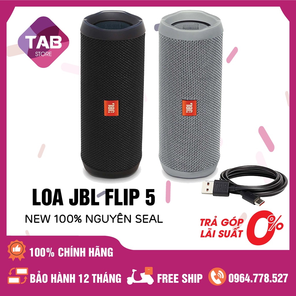 [Mã ELHACE giảm 4% đơn 300K] Loa JBL FLIP 5 Chính Hãng - Bảo Hành 12 Tháng