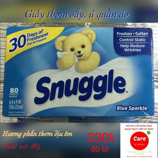 [Thanh lý] Giấy thơm Snuggle chất lượng của Mỹ(Hộp bị móp, bên trong còn nguyên)