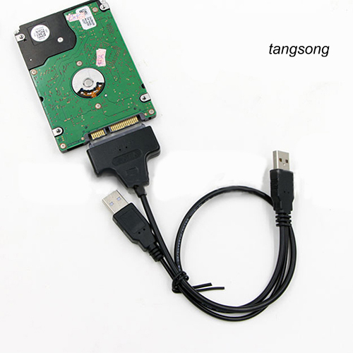 Cáp Chuyển Đổi Ts-Usb 2.0 Sang 2.5inch 22 7 + 15 Serial Ata Sata 2.0 Hdd / Ssd