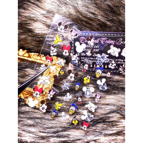 Miếng dán sticker trang trí móng