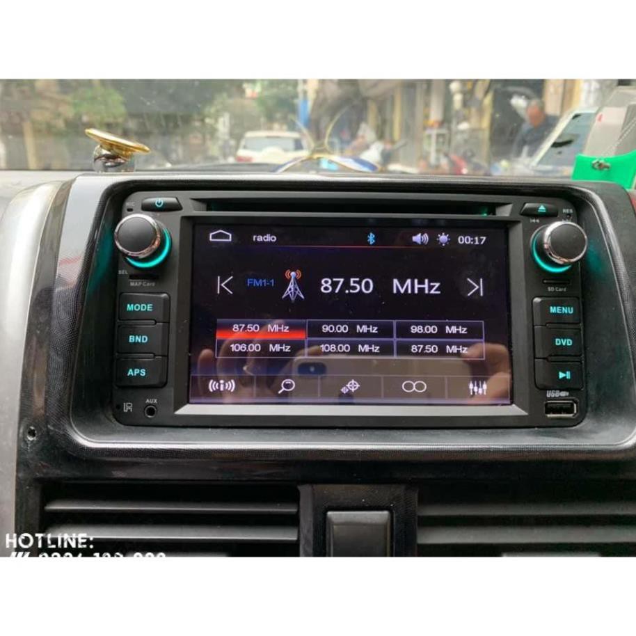 Đầu DVD GPS dẫn đường lắp chung Toyota (Vios, innova, fortuner, Altisl, yaris..) tặng thẻ GPS ver 2020