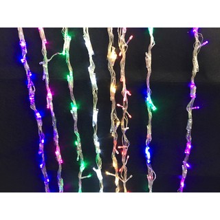 DÂY ĐÈN LED CHỚP DÀI 4M-7M-20M NHIỀU MÀU TREO TRANG TRÍ NOEL VÀ TẾT chấu cắm điện