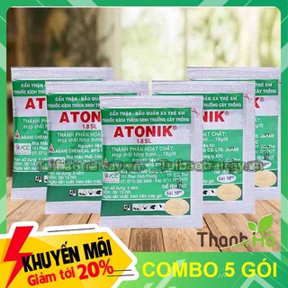 Combo 5 gói Thuốc kích thích sinh trưởng ATONIK 1.8SL  - T26.2