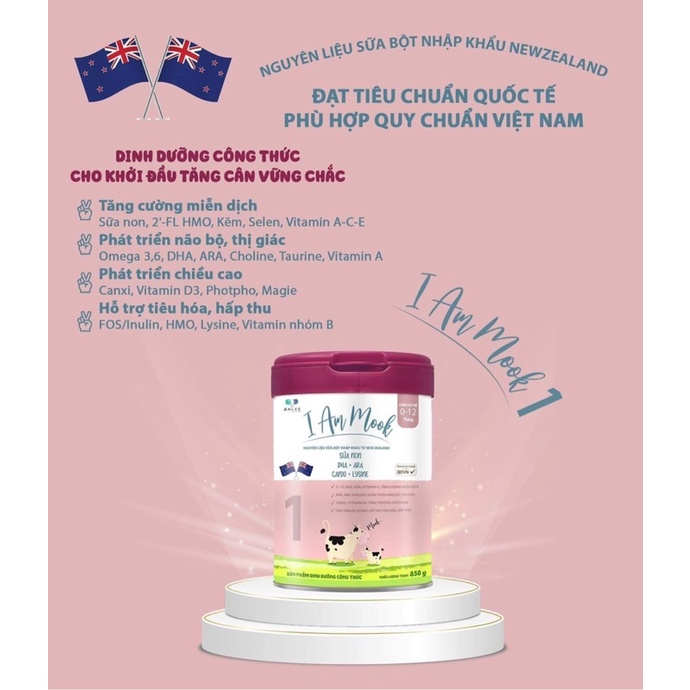 SỮA CÔNG THỨC I AM MOOK SỐ 1 & SỐ 2 - 850g