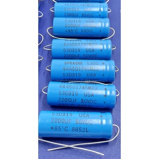 (flash sale) Tụ Sprague 2200uf/50V USA (NOS NIB)