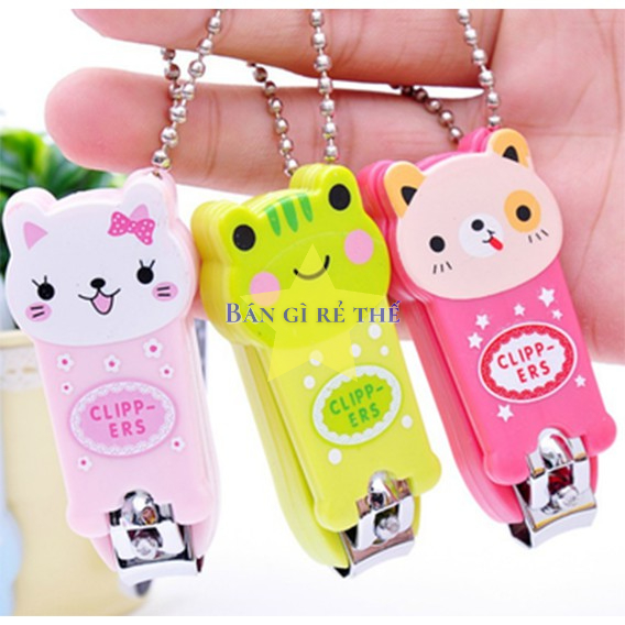 Bấm Móng Tay Hình Thú Kiêm Móc Khóa Ngộ Nghĩnh, Dễ Thương. Dụng Cụ Cắt Móng Tay Nhỏ Gọn, Tiện Dụng