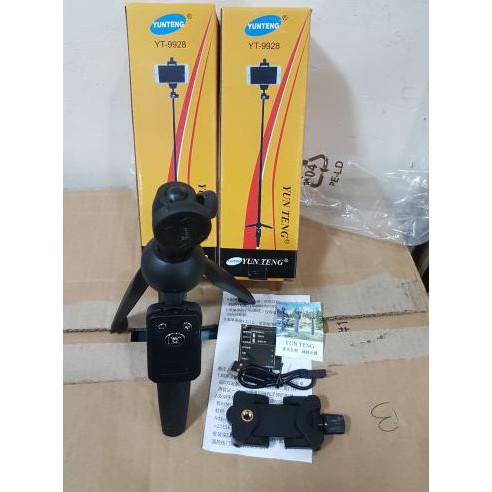 Kẹp Điện Thoại Gắn Giá Đỡ Ba Chân Yunteng Yt-9928 Bluetooth Chất Lượng Cao | BigBuy360 - bigbuy360.vn